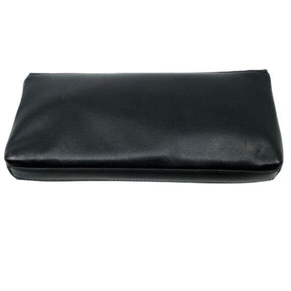 KATE SPADE~Perri Lane Keira~LEOPARD PRINT HAIRCALF BLACK LEATHER CLUTCH BAG - Picture 4 of 5